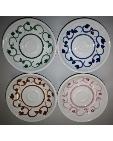 Portasapone liquido Decorato In Ceramica di Vietri con dosatore metallico