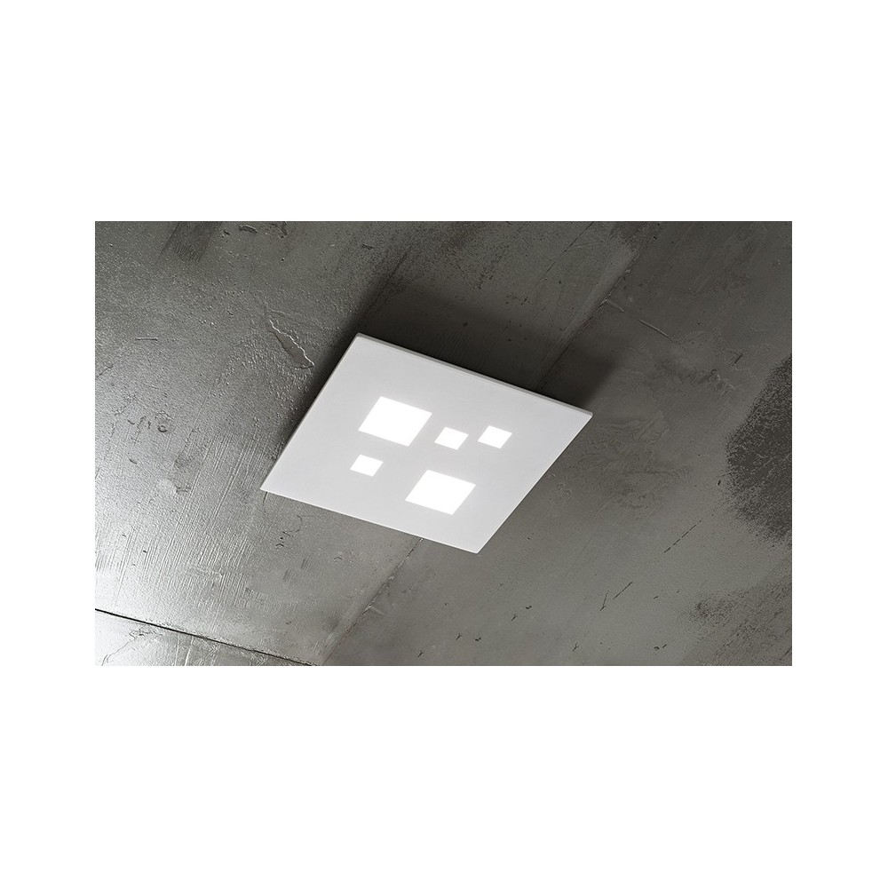 Plafoniera LED Quadrata 45W - 5000LM, Luce Neutra 4000K, Nero Acrilico | Per Soffitto Di Soggiorno, Camera O Cucina - Foto 10