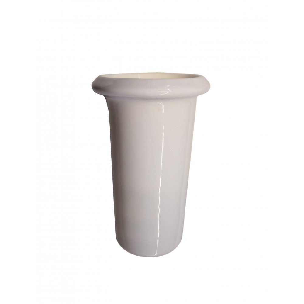 Ricambio scopino ceramica bianca accessori bagno WC toilette