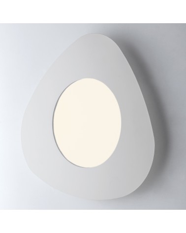 Plafoniera lampada parete LED triangolare design moderno bianco trina