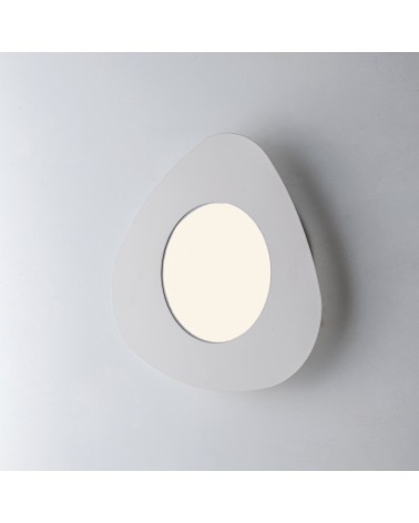 Plafoniera lampada parete LED triangolare design moderno bianco trina